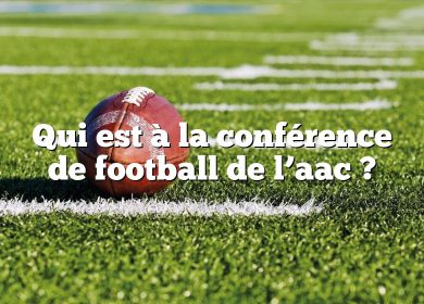 Qui est à la conférence de football de l’aac ?